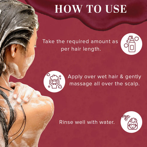 Khadi Naturals Herbal Heena Tulsi Shampoo 210ml